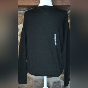 Blauer USA mens medium black wool crew neck sweater